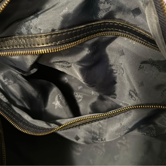 RARE MCM Trunk Travel Weekender Bag West Germany Unisex BLACK & WHITE FABULOUS - Picture 15 of 15